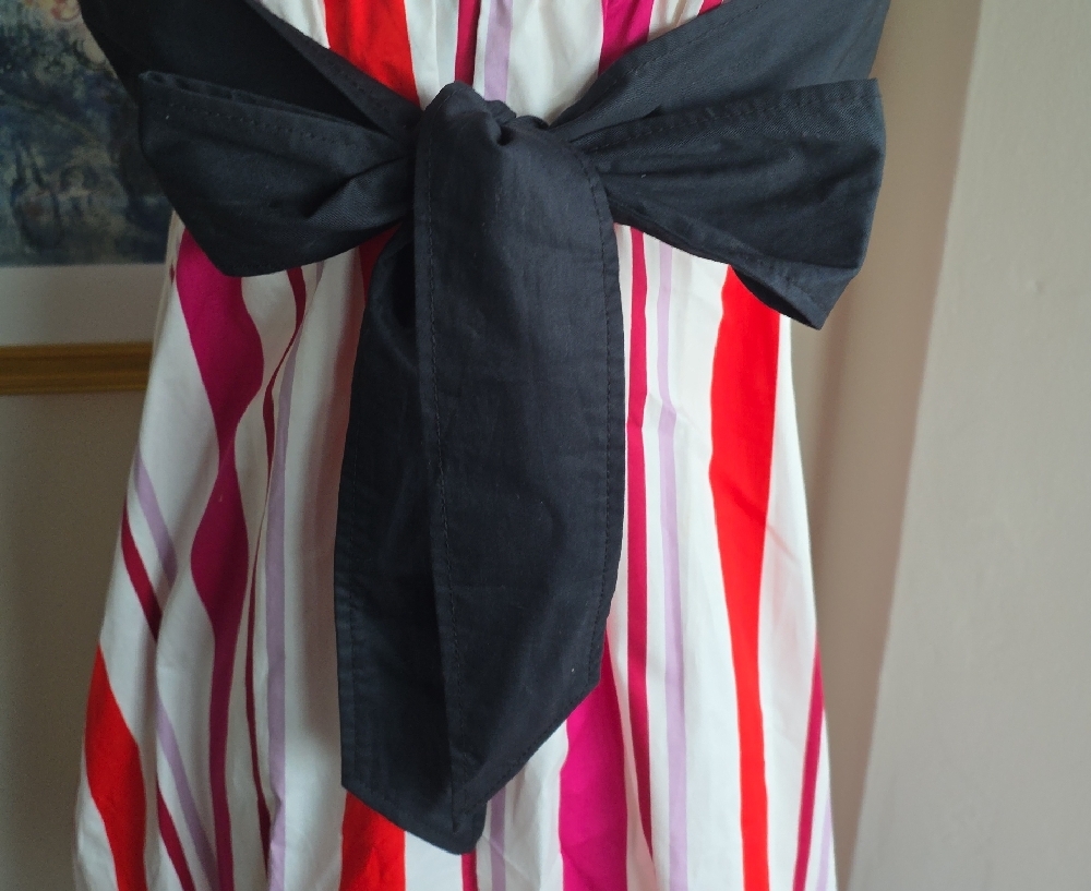 Kate Spade Black and Multicolor Striped Maxi Dress - Picture 9 of 16